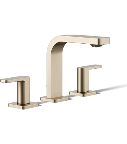 nknk Parallel Widespread Bathroom Sink Faucet With Lever Handles