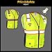 KwikSafety - Charlotte, NC - BIG KAHUNA Safety Vest [11 Pockets] Class 2 ANSI OSHA Reflective Vest Durable High Visibility Vest Construction Safety Vest for Men Industrial Work Gear/Yellow Medium