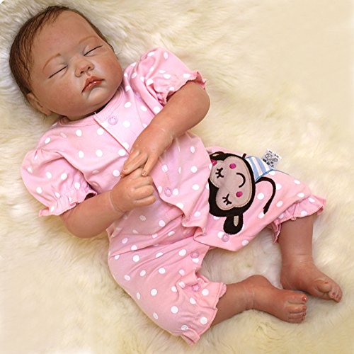 20 inches real looking reborn baby dolls girl silicone …
