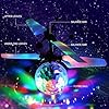 Betheaces Flying Ball, Kids Toys RC Flying Hover Disco Ball Toy Helicopter Drone Infrared Induction with Built-in Flashing LED Light Gifts for Boys Girls Teenagers Indoor and Outdoor Handheld Games