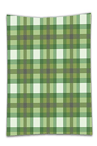 Interestlee Satin drill Tablecloth?Green Traditional Scottish Tartan Pattern Geometric Plaid Checkered Striped Graphic Print Green White Dining Room Kitchen Rectangular Table Cover Home Decor - Thumbnail 6