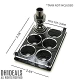 DH1ATTY6 6 HOLE ATOMIZER STAND rda rba 18650 26mm vape rebuildable dripping atty tank