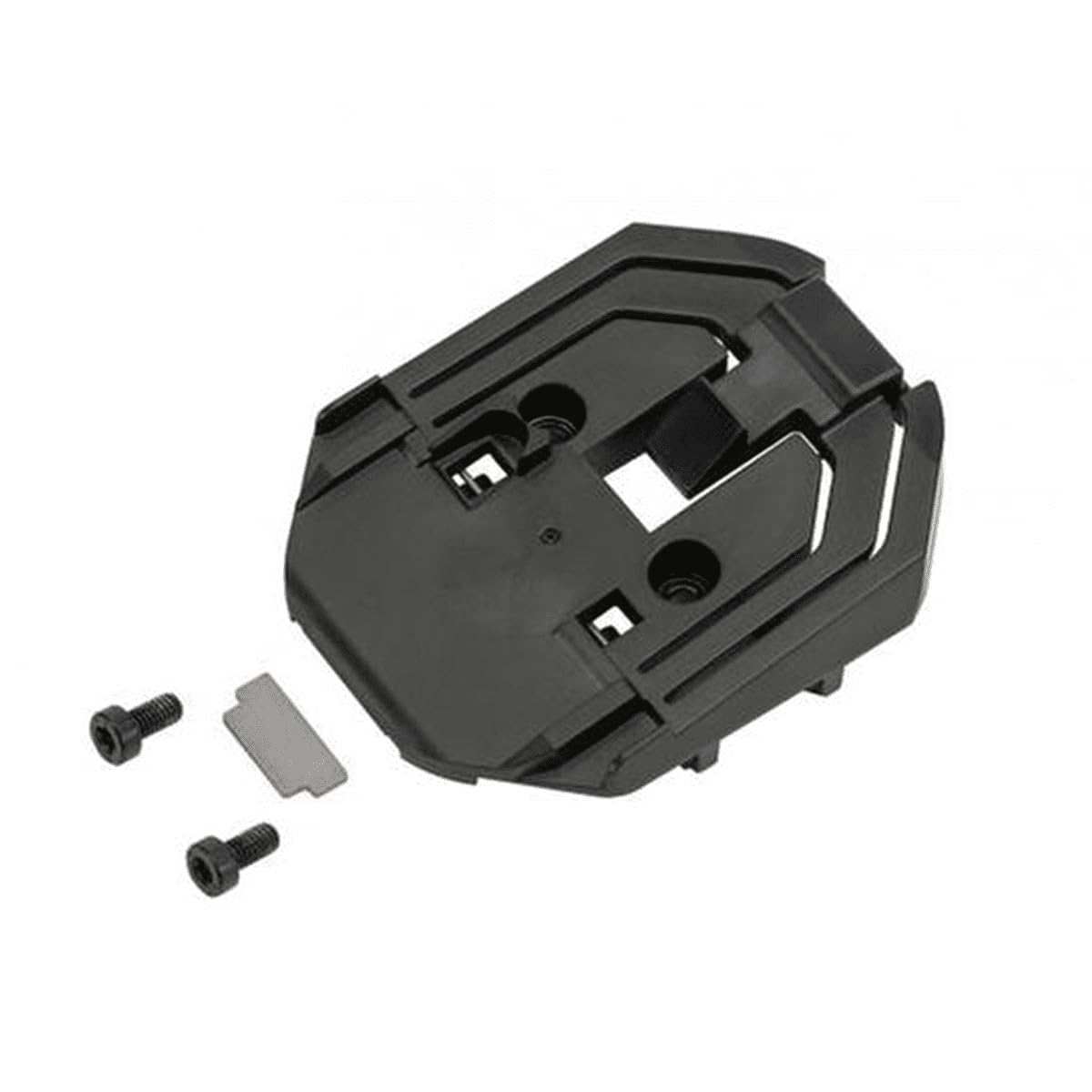 Bosch PowerTube battery vertical mounting plate kit, including mounting plate, 2 x cylinder screw M4x8, locking clamp, 2 x springs (ebike replacement part)