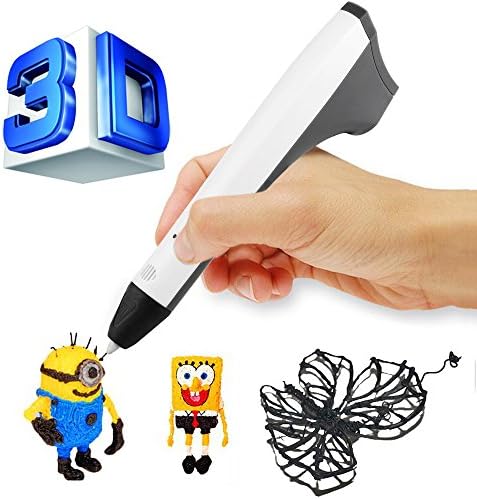 ACTOPP 3D Pen 2017 Updated Version 3D Doodler Pen with 1.75mm PCL Filament Support 3D Printing Pen One Button Operation No Burn No Toxic No Clog Gifts for Boys Girls Adults