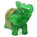 We pay your sales tax Feng Shui Set of 3 Elephant Statues Wealth Lucky Figurines Home Decor Housewarming Congratulatory Gift (Green Jade)