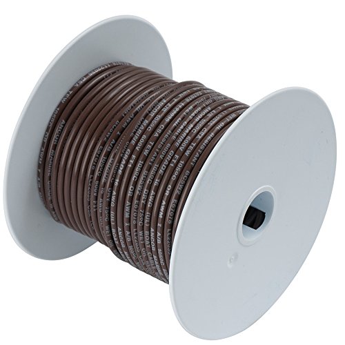 Ancor Marine Grade Primary Wire and Battery Cable (Brown, 250 Feet, 18 AWG)