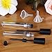 3 Pcs 8ml Empty Mascara Tube with Eyelash Wand Eyelash Cream Container Bottle for Castor Oil and DIY Cosmetics, Includes 3 tubes, 3 rubber inserts, 3 funnels and 3Transfer Pipettes