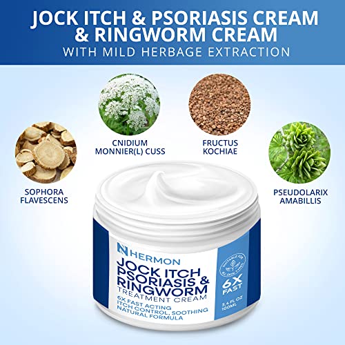 Jock Itch Antifungal Cream, Psoriasis Cream, Ringworm Treatment for