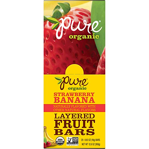 Pure Organic strawberry banana flavored Fruit sandwich 18g nogmo (854210004712)