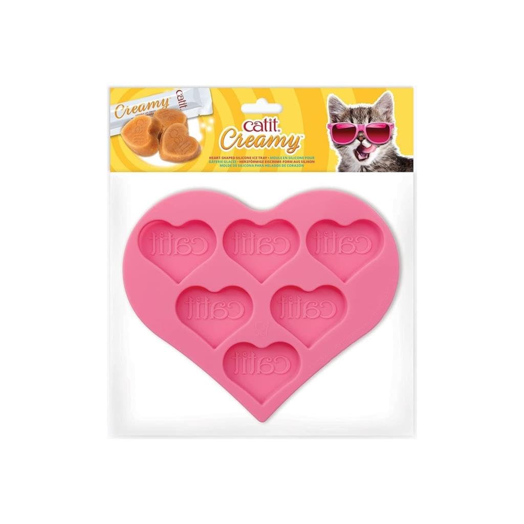 Catit Creamy Ice Pops Silicone Tray, Frozen Cat Treat Tray