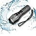 Rechargeable Tactical Super Bright 1200 Lumen LED Aluminum Alloy Flashlight carrying case and USB cable and plug included by Tactic Ops