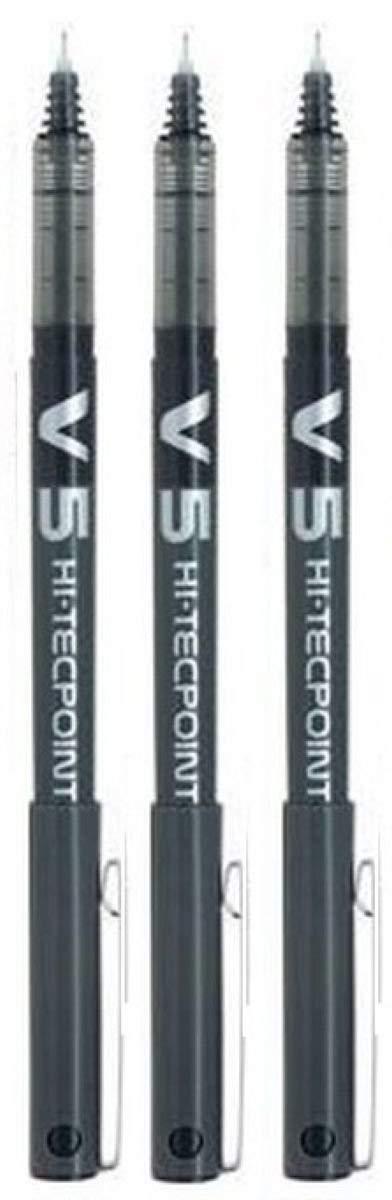 Stylos Roller Pilot Hi-Tecpoint V5 Pointe 0,5 Mm - Lot De 6 - Encre Fluide Et Précis - Rose