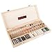 Stalwart 228 Piece Rotary Tool Accessories Kit in Wooden Case