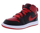 nike Air Jordan 1 Pre School Shoes Black/Fire