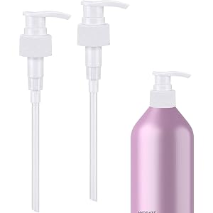 2 Pack Liter Pump for Pureology Shampoo and Conditioner 33.8 oz Bottles, Liter Shampoo Pump for Pureology, Pump for Shampoo B