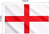 AhfuLife St George Flag 5ft x 3ft Double Sided with Brass Grommets England view 2