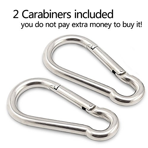 2-Pack-Hammock-Straps-PEYOU-1100-LBS-18-Feet-Heavy-Duty-Hammock-Tree-Straps-Swing-Straps-Hanging-Kit-w-2-Premium-Steel-Carabiner-Hooks-100-No-Stretch-Nylon-Straps-For-Hammock-Swing-Camping-Outdoor-Spo