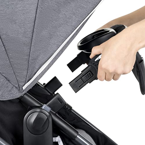 Evenflo Pivot Vizor Travel System with LiteMax Infant Car Seat (Chasse