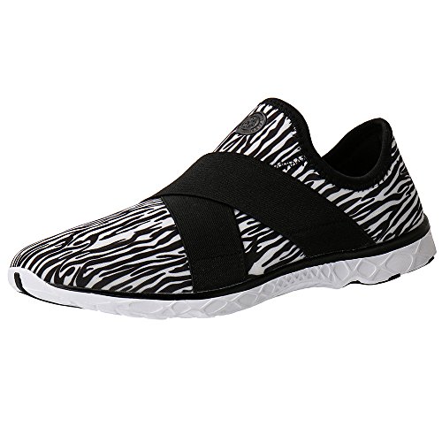 Aleader Women's Slip On Water Hiking Shoes Black 9 D(M) US