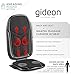 Gideon Shiatsu Massage Seat Cushion with Heat Deep Kneading Back Massager for Car, Home or Office