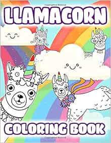 llamacorn coloring book creative haven llamacorn coloring books for
