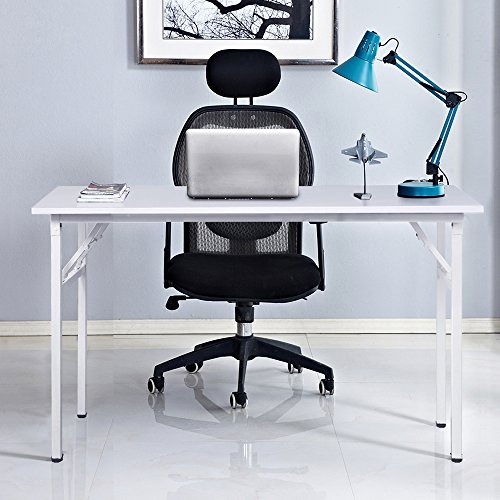SogesPower Computer Desk Folding Table 47 inches Fully Assembled Sturdy