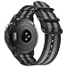 Fintie for Garmin Fenix 6 5 Band, Soft Woven Nylon Sport Strap Replacement Wristband for Garmin Fenix 6 Pro and Sapphire Edition/Fenix 5 / Forerunner 935 945 / Instinct Smart Watch, (Black/Grey)