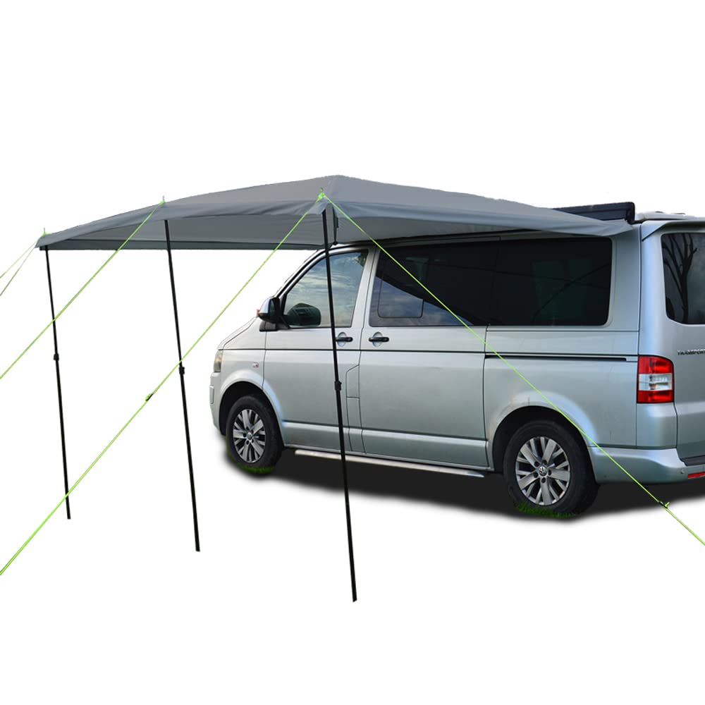 Maypole Universal Sun Canopy for Caravans & Campervans, 2.5m v 2.5m Grey