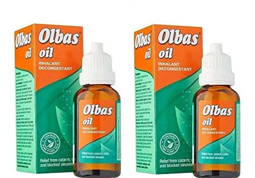 Olbas Oil 30ml (New Pack) - Inhalant Decongestant - ( 2 - Pack )