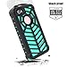 SPIDERCASE iPhone 5/5S/SE Waterproof Case, Full Body Protective Cover Rugged Dustproof Snowproof Waterproof Case with Touch ID,NOT for SE 2020 4.7 INCH Teal