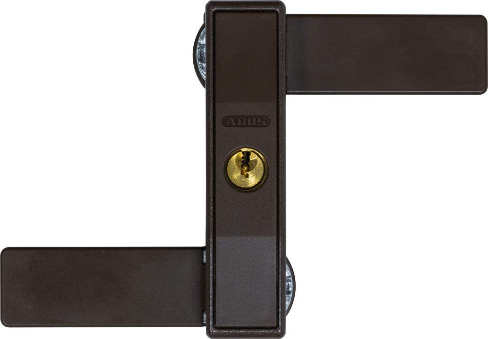 ABUS 85000 2530 B gl Window Lock, Brown, gleichschließend AL0089