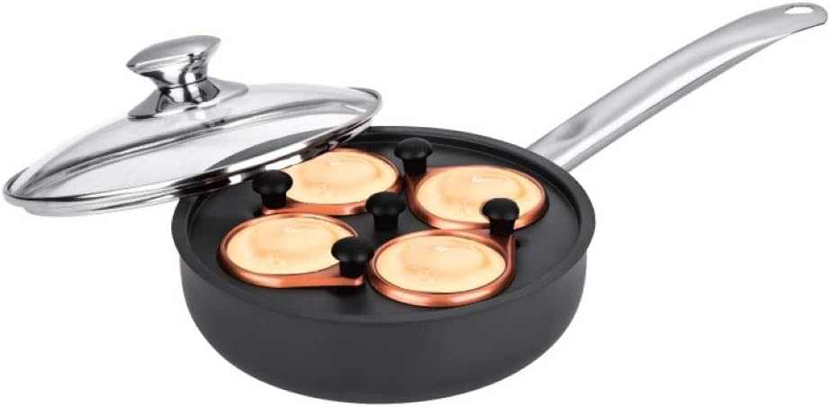 Aramco HB036 Hamilton Beach Aluminum Egg Poacher, 8in, Grey