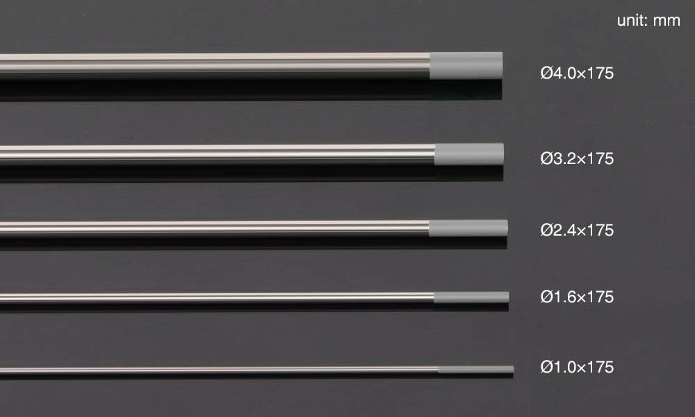 TIG Welding Tungsten Electrode 2% Ceriated 3/32" x 7" (Gray, EWCe-2) 10-pk YESWELDER - - 