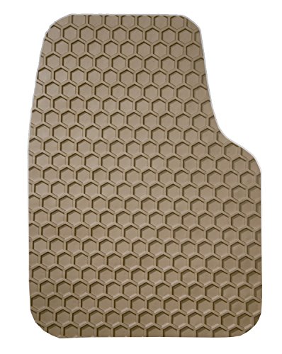 Intro-Tech CA-607-RT-T Hexomat Front Row 2 pc. Custom Fit Auto Floor Mats for Select Cadillac XLR/XLR-V Models - Rubber-like Compound, Tan
