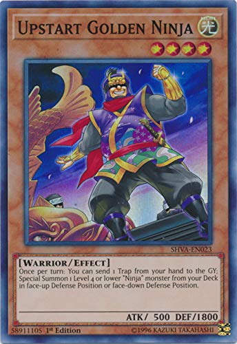 Yu-Gi-Oh! - Upstart Golden Ninja - SHVA-EN023 - Super Rare - 1st Edition - Shadows in Valhalla
