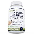 Lactobacillus Acidophilus Probiotic Ultra Blend for Men & Women â€» Improve Intestinal Flora & Digestive Health With This Immune System Booster Supplement â€» Intensive Bowel Support for Relief From Constipation, Diarrhea, Gas, & Bloating (60 Capsules)