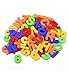 80 Pieces Alphabet Magnets Set | ABC Learning Toys | Plastic Magnetic Letters and Numbers | Numbers and Colors | Small and Lowercase Magnetic Letters by Boxiki Kids