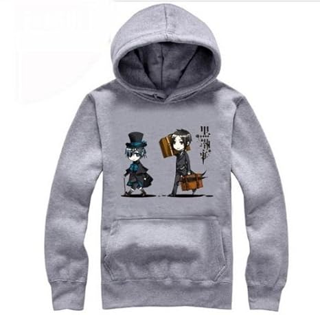 Black Butler Cosplay With Velvet Anime Fleece Sets Hoodies Jackets