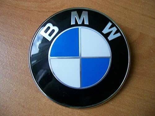 82mm 2 Pin Roundel Badge Emblem Chrome Hood/Trunk