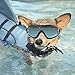 Dog Sunglasses, Dog Goggles for Medium and Large Dog Eye Protection with UV-Proof, Water Proof, Wind Proof, Shatter Proof, Scratch Proof, Adjustable, Lightweight, Breathable, Durable Nylon Material