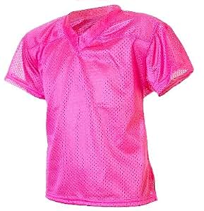 pink youth football jersey