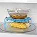 Home-X - Micro Mate, The Ultimate Multifunctional Microwave Accessory, Functions as Plate Cover, Tray with Handles, and Plate Stacker