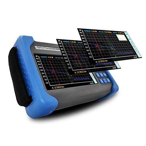 SPEEDWOLF 1310/1550nm 32/30dB OTDR 7inch Screen 120KM(74.5mi) FTTH Fiber Optic Tester with VFL and Power Meter