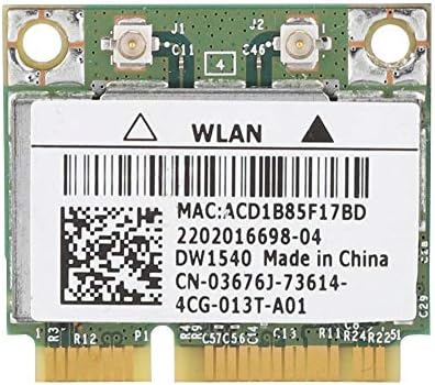 Wendry Dator Natverkskort For Dell Broadcom mhm4l Dw1540 Mini Pci E Wlan Kort 802 11 A B G N Tradlost Wlan Med Dubbla Band Med 2 4 5 Ghz 802 11a B G N Teknik Amazon Se Electronics