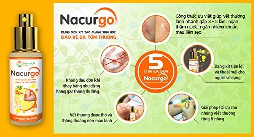 2boxes 12ml - Dung dịch trị mụn và băng vết thương Nacurgo - TRỊ MỤN HIỆU QUẢ, Nacurgo Gel xử lí hiệu quả mụn li ti, mụn cám, thâm sẹo mụn, sẹo lâu ngày, viêm nang lông