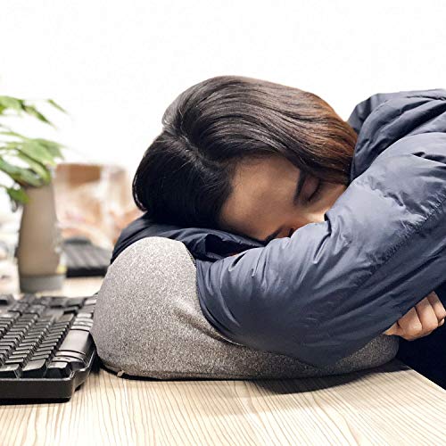 MLVOC Travel Pillow 100 Pure Memory Foam Neck Pillow, Comfortable