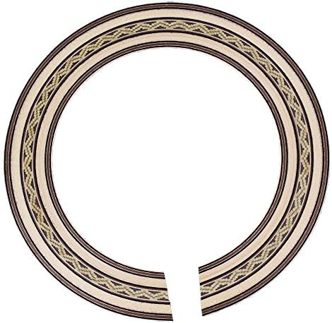 Yibuy Wood Color B-39 Rosewood Soundhole Rosette for Classical and Acoustic Guitar