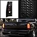 Xtune for Smoked 1999-2002 Chevy Silverado 1999-2003 Sierra LED Smoke Tail Lights Lamp Pair Left+Right/2000 2001