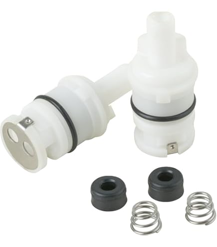 Kootesday RP25513 Faucet Repair Kit For Delta 3-Hole 2-Handle Bathroom Faucets – Includes RP24096 Cartridge, RP4993 Seat & Spring, RP24097 Stop – 2 Sets