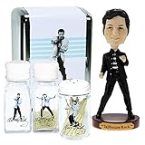 Elvis Presley Bobblehead Gift Set Napkin Toothpick Holder Salt And Pepper Shaker Kitchen Collectibles